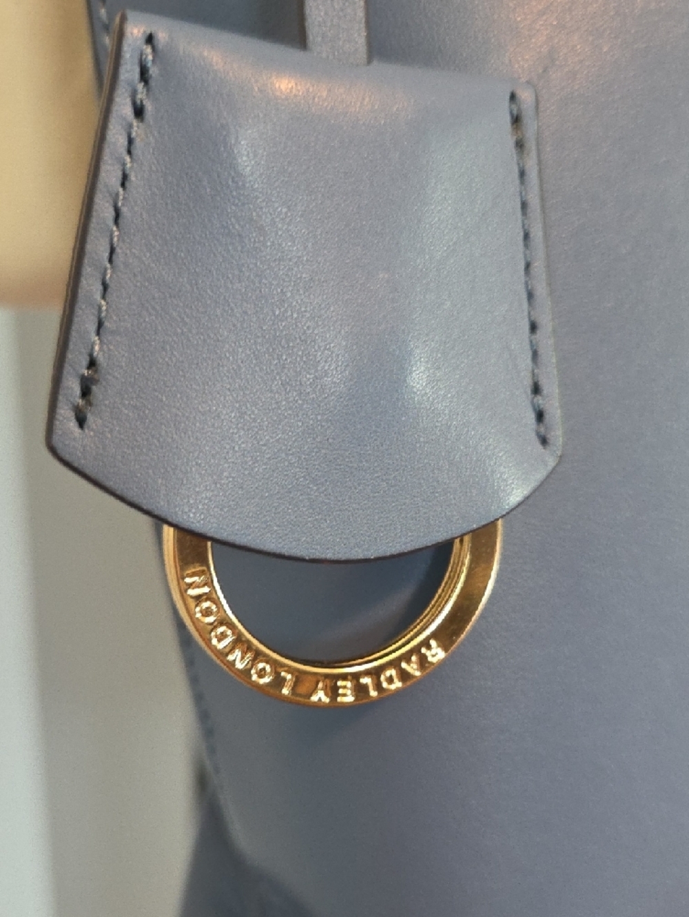 RADLEY LONDON Dusty Blue Leather Crossbody Bag - Picture 2 of 7